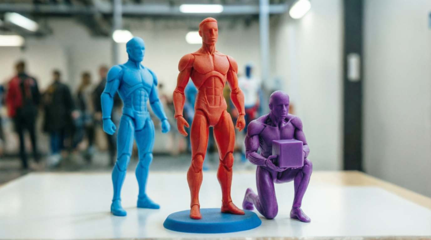 3D печать пластиковых фигурок